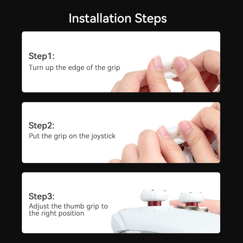 GEEKSHARE 4PCS Silicone Thumb Grip Caps Compatible with Xbox One/Xbox Series X Controller, Anti-Slip Joystick Cover - Starry Sky Design - Image 5